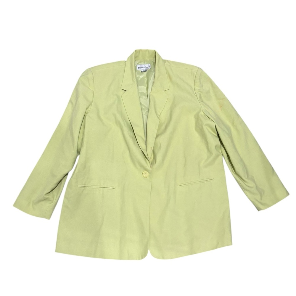 Dress Barn Women's Plus Size Lime Green Blazer-size 22W